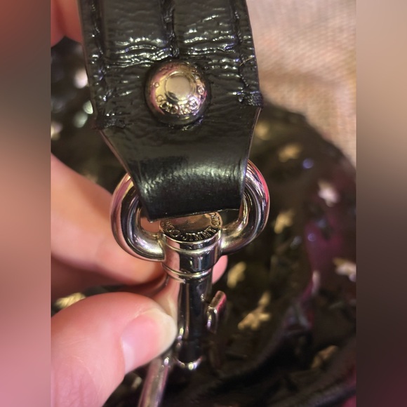 Jimmy Choo Star Studded Leather Shoulder Bag - Picture 9 of 16